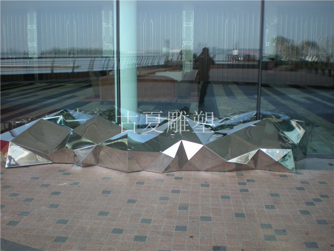 酒店不锈钢雕塑